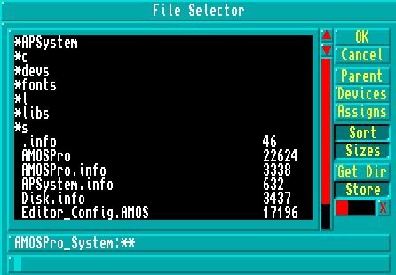 Amos File Selector